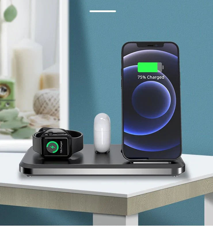 Compatible with Apple , The New 15W Three-in-one Wireless Charging